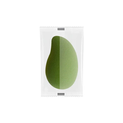 Mango-Shaped Soft Makeup Sponge — Cosmetic Powder Puff for Face Blending & Beauty Application