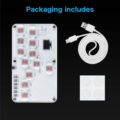 RGB Arcade Hitbox Fightstick Controller – For PS4/PS5, Xbox, Switch, Steam, Arcade Fighting Games