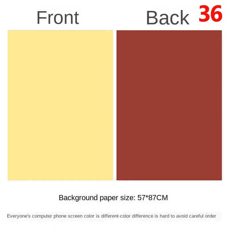 Photography Backdrops 57x87cm – Double-Sided Solid Color Photo Background for Studio, Newborn & Product Photography