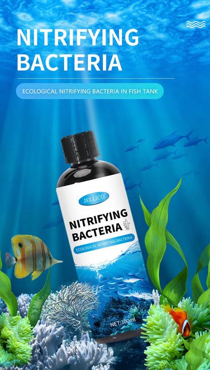 300ml Nitrifying Bacteria Liquid – Fish Tank Water Purifier & Treatment for Aquarium Fish Farming