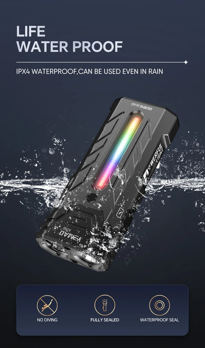 5200LMS Multi-Functional Portable LED Flashlight – Magnetic Torch for Hiking, Camping & Outdoor Adventures