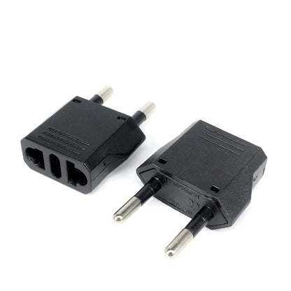 1-20pcs EU/KR Plug Adapter – US to EU Travel Converter with Electric Power Socket AC Outlet
