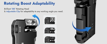 WUBEN G5 EDC Flashlight – 400 Lumens Portable Waterproof Pocket Torch with 180° Rotating Head & Magnetic Tail for Outdoor Use