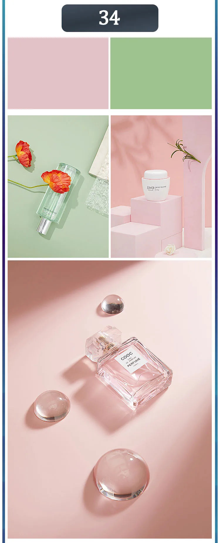 Photography Backdrops 57x87cm – Double-Sided Solid Color Photo Background for Studio, Newborn & Product Photography