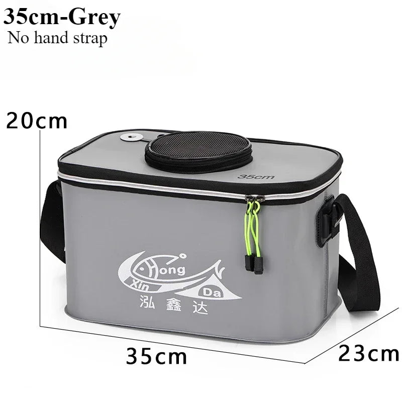 Folding EVA Live Fish Bucket – Thickened Portable Water Tank for Outdoor Fishing and Accessories