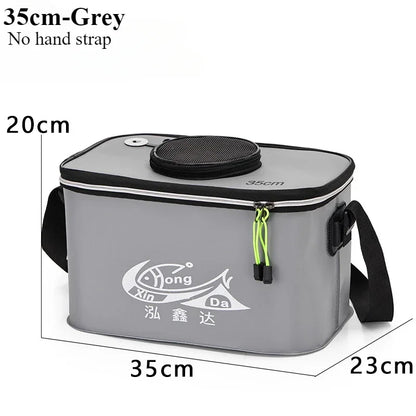 Folding EVA Live Fish Bucket – Thickened Portable Water Tank for Outdoor Fishing and Accessories