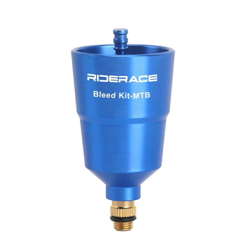 RIDERACE Bicycle Hydraulic Brake Bleed Kit – Oil Funnel & Adapter for Shimano MTB & Road Disc Brakes