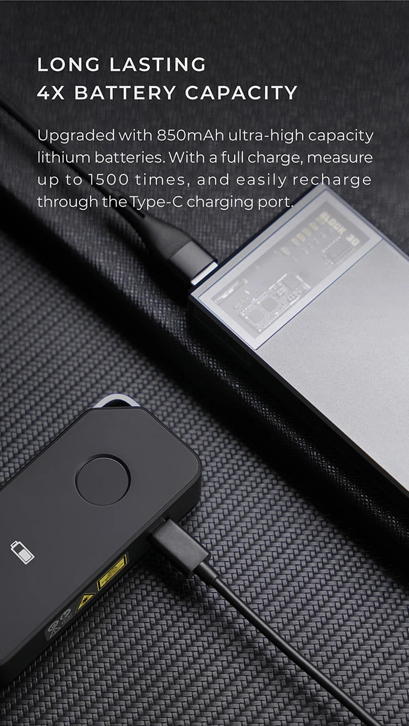 HOTO Smart Laser Measure Pro, LED Display Digital Laser Tape Measuring ...