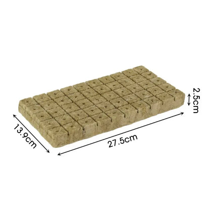 Seedling Grow Cubes — Stonewool Soilless Hydroponic Blocks for Vegetable & Plant Growing
