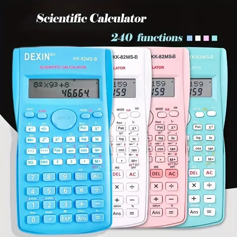 Engineering Scientific Calculator - 2 Line Function, Fraction & Statistic Calculator for School Use