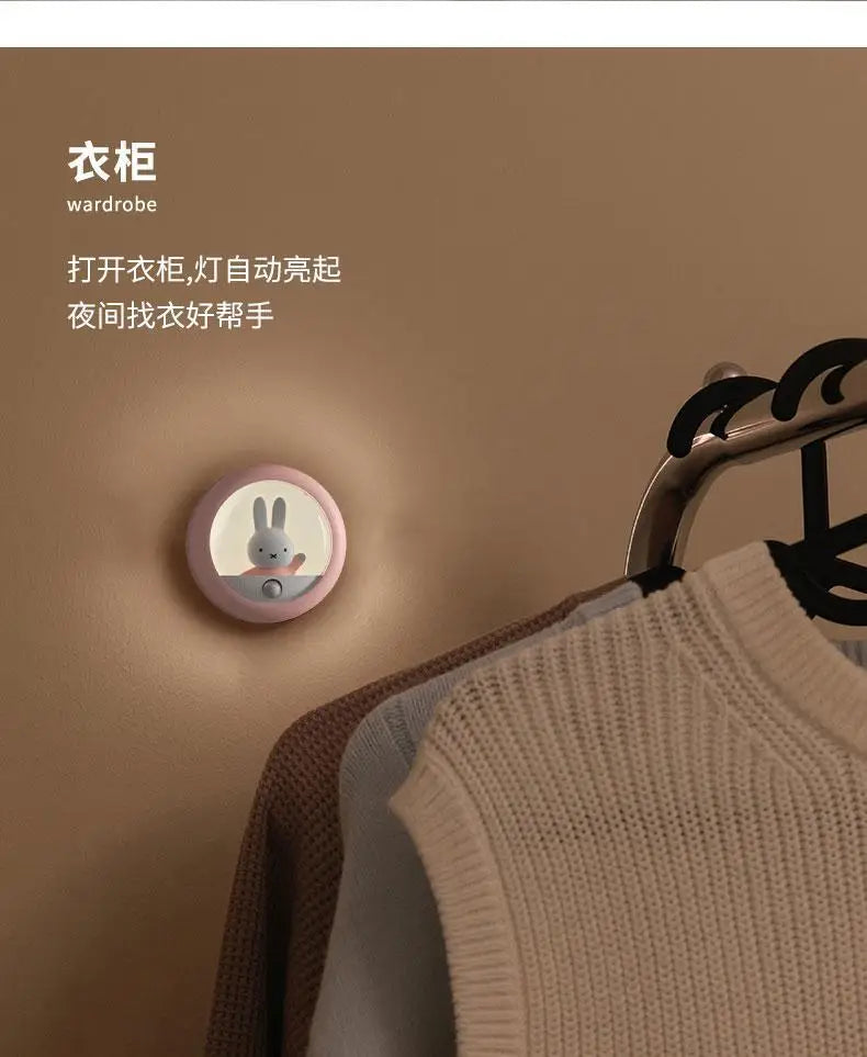 Miffy Rabbit LED Smart Sensor Night Light – Bedside & Bedroom Ambient Light