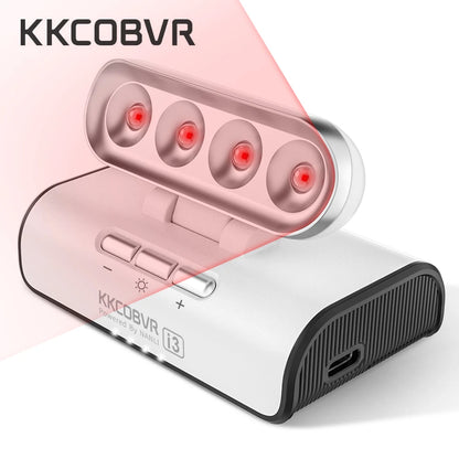 KKCOBVR i3 VR Infrared Light Accessory – Enhanced Tracking for Quest 3/3S/2/1/Pro, Apple Vision Pro & PICO 4