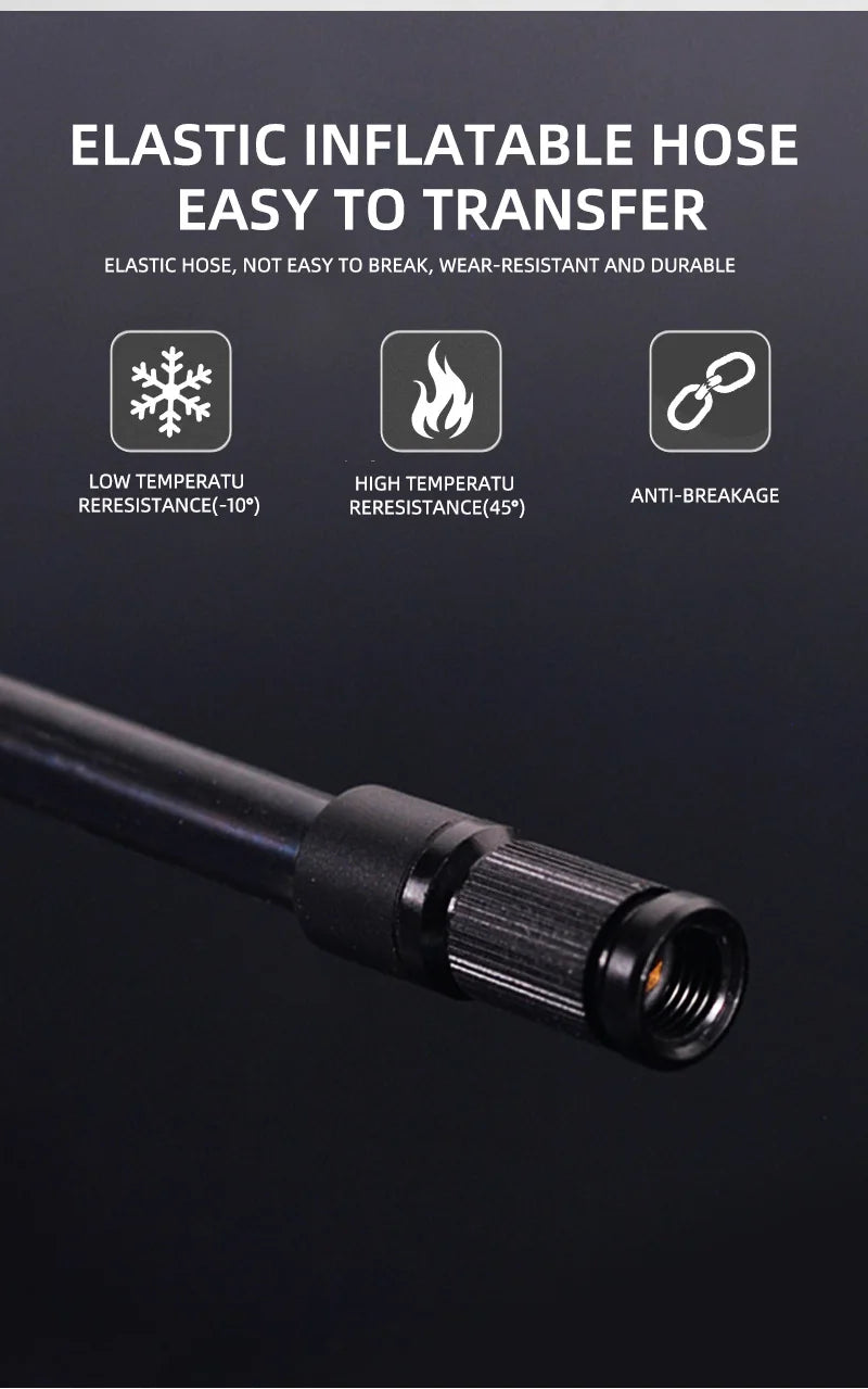 ThinkRider 120 PSI Mini Electric Bike Pump – Portable Tire Inflator with Digital Gauge Display