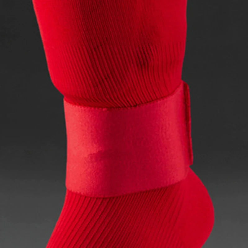 Adjustable Shin Guard Bandage Tape for Soccer - Prevents Slipping, Elastic Sports Safety Pads in 4 Colours