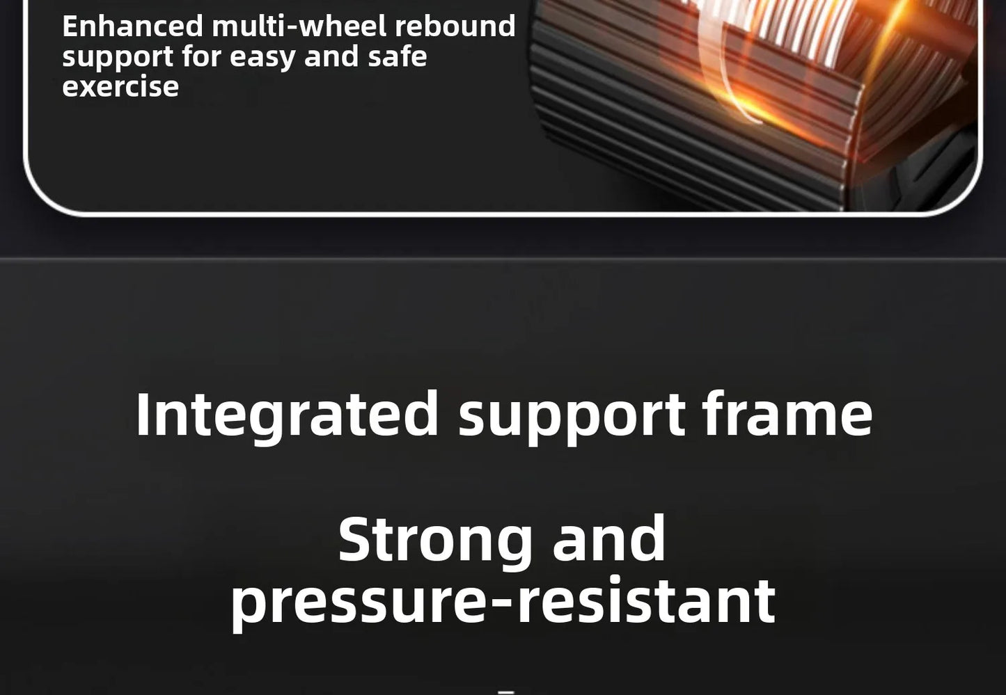 Updated Six-Wheel Eight-Knee Abdominal Wheel – PU Rebound Fitness Equipment for Home Exercise