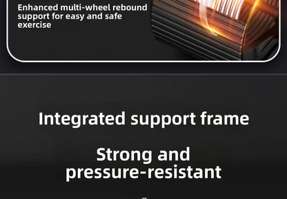 Updated Six-Wheel Eight-Knee Abdominal Wheel – PU Rebound Fitness Equipment for Home Exercise