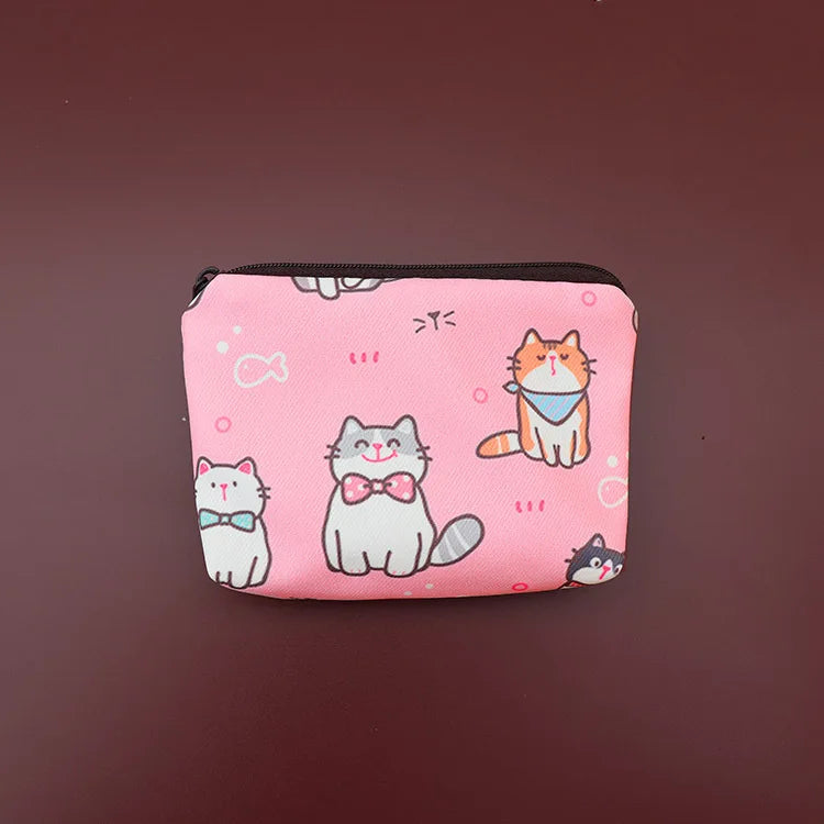 Snoopy Print Mini Coin Purse – Cute Wallet & Card Holder for Women, Girls & Kids, Small Cosmetic & ID Bag