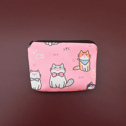 Snoopy Print Mini Coin Purse – Cute Wallet & Card Holder for Women, Girls & Kids, Small Cosmetic & ID Bag