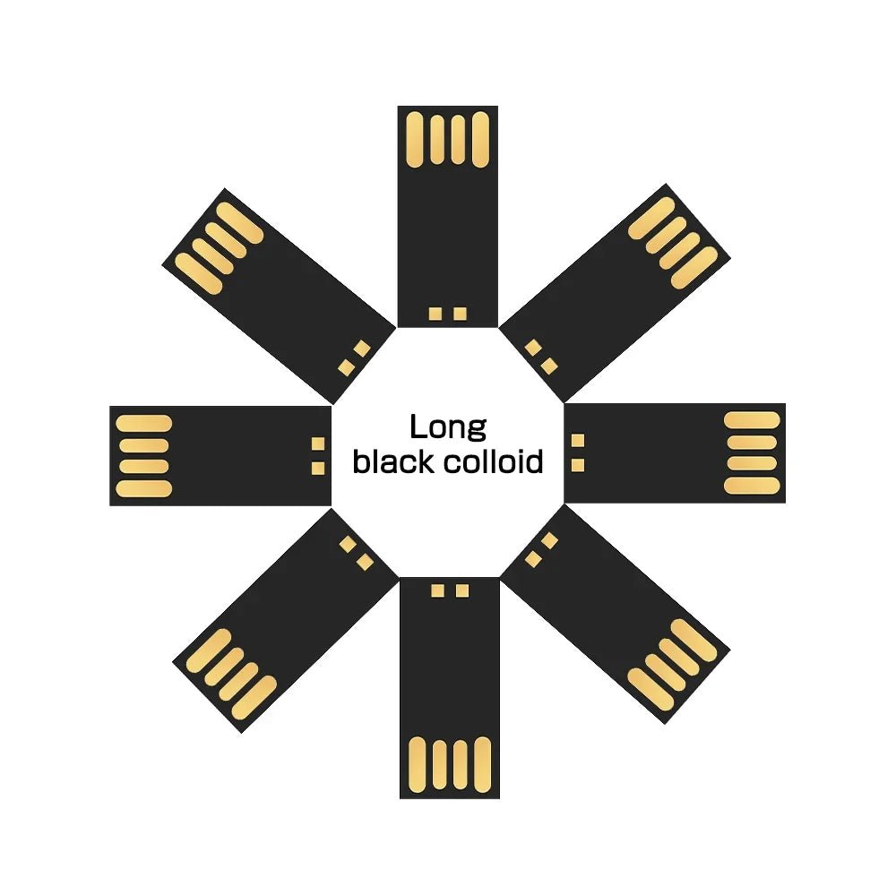 Super Mini USB Flash Drive – Ultra-Thin High-Speed Memory Stick 64GB/32GB/16GB/8GB in Black, Creative Gift Pendrive