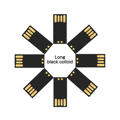 Super Mini USB Flash Drive – Ultra-Thin High-Speed Memory Stick 64GB/32GB/16GB/8GB in Black, Creative Gift Pendrive