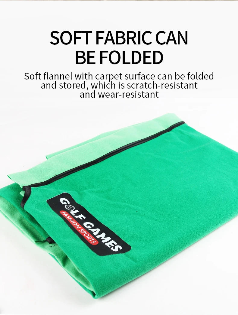 Govllfoz Golf Practice Mat – Warm & Cozy Gaming Blanket for Golf Techniques, Sticky Ball, Tiled or Hanging