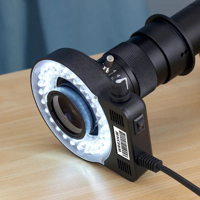 1-150X Zoom Lens Digital Microscope – 4K 48MP HD Industrial Camera with HDMI & Type C for Electronics Soldering