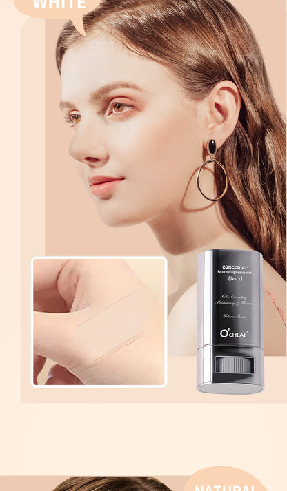 Ocheal Foundation and Contour Stick – Long-Wear Lightweight Concealer, Bronzer, and Brightening Makeup Pen