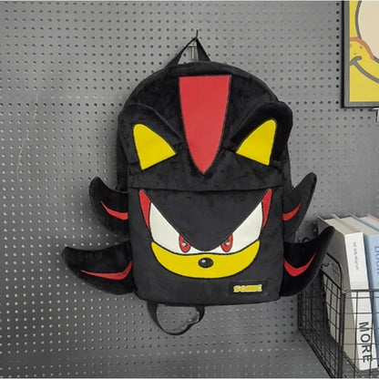 Bandai Sonic & Shadow Large Capacity Schoolbag – Adjustable Shoulder Straps Fashion Backpack