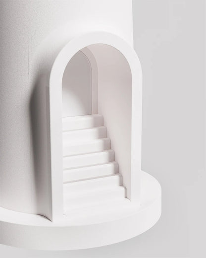 Moon Lamp Projection Night Light – Lighthouse Design with Bluetooth Music, Remote Control & Motion Sensor, Ambient Light for Xmas & Birthday Gift