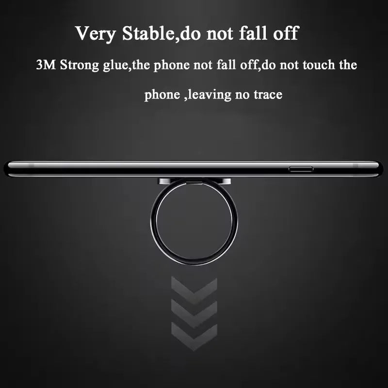 Universal Luxury 360° Rotatable Spin Phone Holder - Magnetic Metal Finger Ring Stand for iPhone & Smartphones