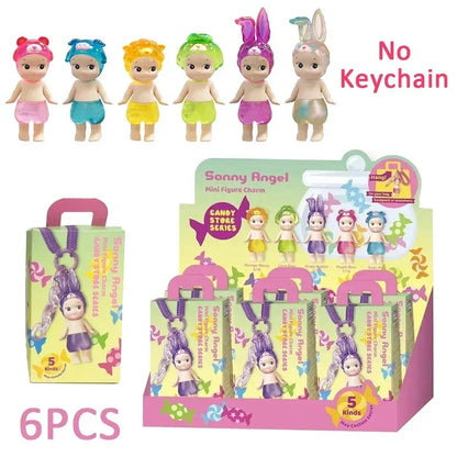 Sonny Angel Candy Shop Blind Box — Mini Character Pendant Keychain Doll Collectible Gift for Kids & Fans