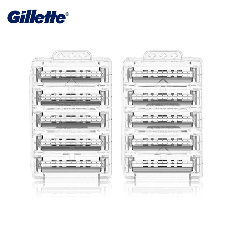 Gillette Sensor Excel Razor Blades for Men - Replacement Shaving Cartridges, 10/20 Count for Face Hair Removal