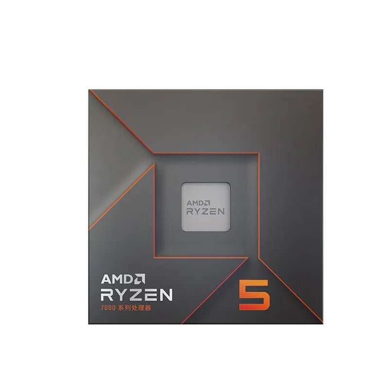 AMD Ryzen 5 7600X 6-Core 12-Thread CPU Processor - 4.7 GHz, 32MB L3 Cache, PCIe 5.0, 105W, LGA AM5 for Gaming
