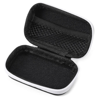 Hard EVA Portable SpO2 Finger Pulse Oximeter Carrying Case – Zipper Storage Bag for Earphones, Data Cable, and Travel