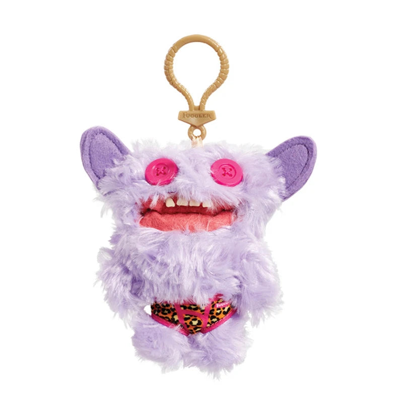 12cm Fuggler Ugly Monster Plush Keychain – Funny Kawaii Rabbit Stuffed Doll Pendant Gift for Kids