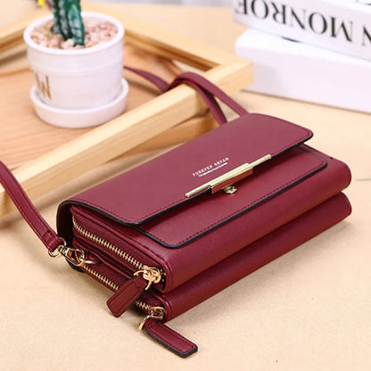 New PU Leather Women's Handbags: Stylish, Multifunctional Shoulder & Crossbody Bags - Large Capacity & Fashionable Phone Purse