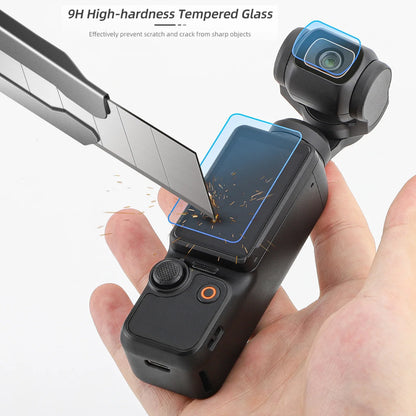 Tempered Glass for DJI Osmo Pocket 3 – HD Screen & Lens Protector Set, Explosion-Proof Accessories