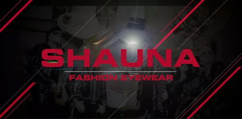 SHAUNA Retro Oval Metal Frame Sunglasses – UV400 Punk Style Shades for Women & Men