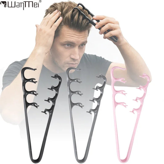Volumizing Detangling Hair Comb – Wide Tooth Styling Brush for Men, Curly, Wavy & All Hair Types, Fluffy Texture Salon Tool