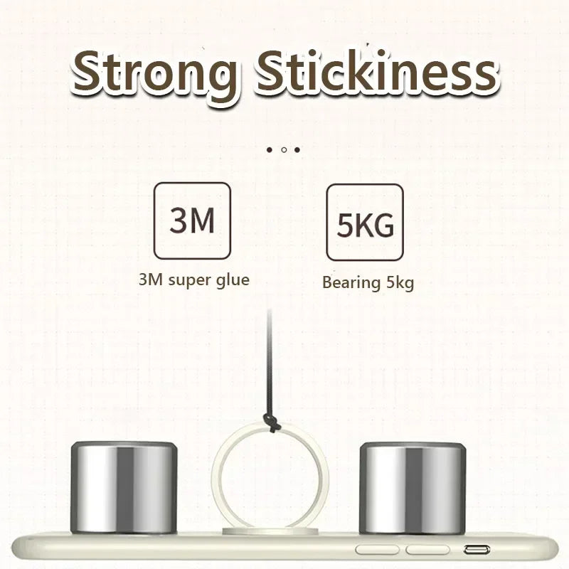 Cell Phone Ring Holder: 360 Degree Rotation Universal Finger Grip, Compatible with iPhone and Tablets