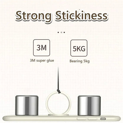 Cell Phone Ring Holder: 360 Degree Rotation Universal Finger Grip, Compatible with iPhone and Tablets