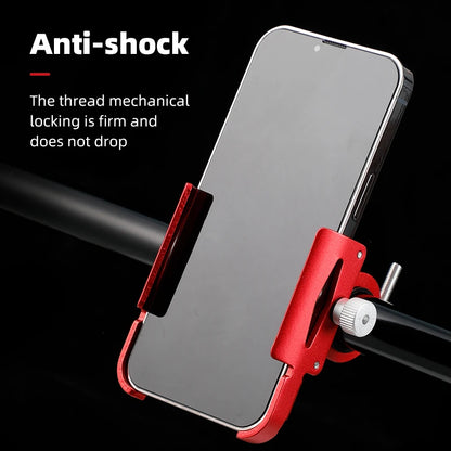 iBudim 360° Bike Phone Holder — Adjustable Handlebar Stand for 4.7–7.0" Smartphones & Motorcycles