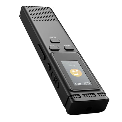 64GB/16GB/8GB Digital Voice Recorder – Voice Activated Audio Recording, Noise Reduction, MP3 Playback, 288hrs Storage