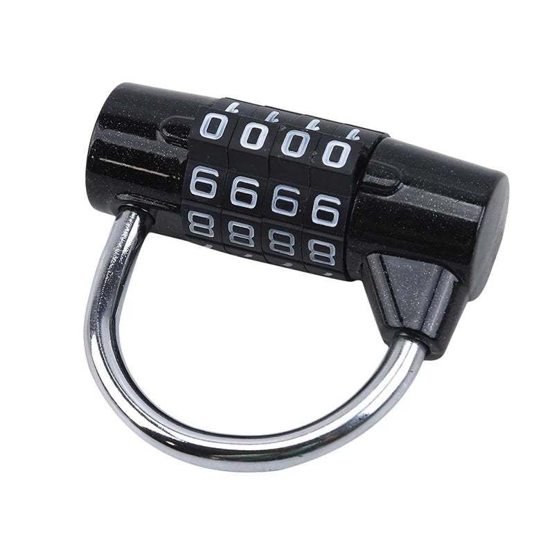 Multifunctional 4-Digit Combination Padlock – Security Lock for Gym Lockers, Luggage, Cabinets, Toolboxes, and Doors