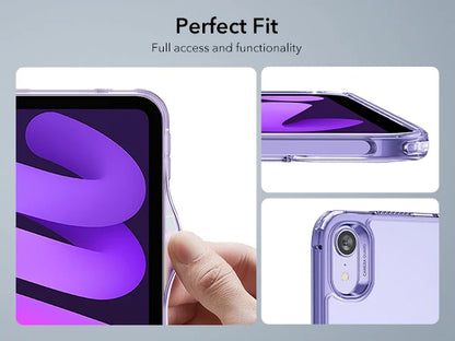 ESR Kickstand Case for iPad Mini 6/7 – Hybrid Protection Clear Back Cover with Stand & Pencil Support