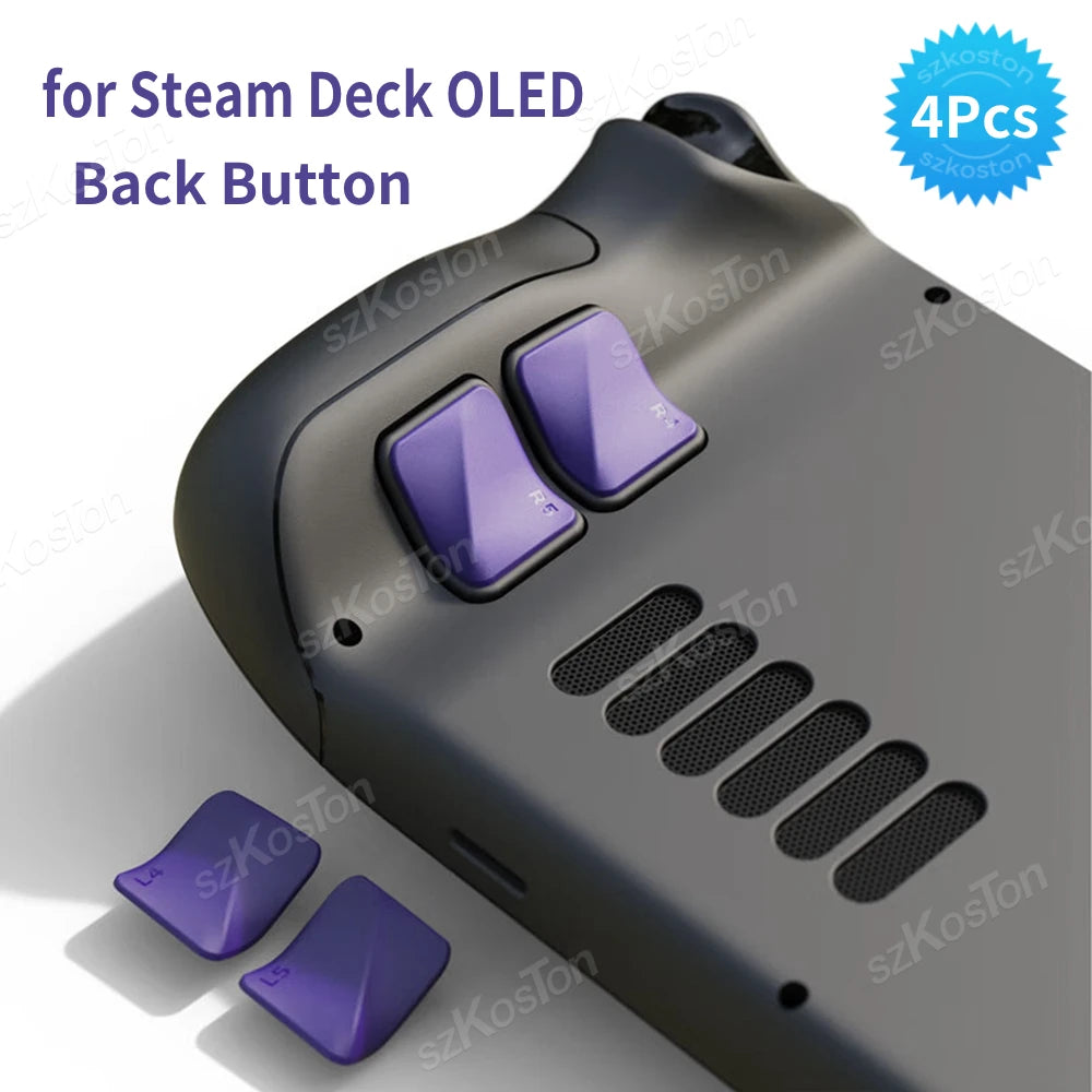 Back Button Streamdeck 4PCS Back Button Enhancement Set for Steam Deck – Grip Improvement & B ...