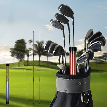 2 Pack Golf Alignment Stick: Collapsible Practice Rods for Swing Training - Essential Golf Swing Trainer Tools