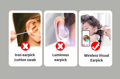 2025 Wireless Smart Earpick – HD Camera Ear Wax Cleaner with 6 LED Lights for iOS & Android