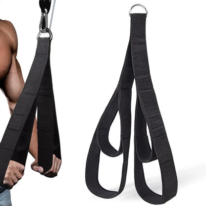 Fitness Tricep Rope — Cable Attachment for Pull-Down Workouts & Strength Training