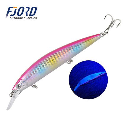 FJORD Heavy Sinking Minnow Fishing Lures – 110S 37g, 90S 29g, 70S 17g Saltwater & Freshwater Jerkbait